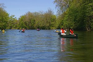 Paddling on the Housatonic River